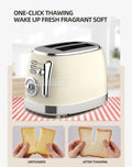 Electric Toaster Stainless Steel Retro Bread Baking Machine 2 Slices Breakfast Machine Double-side Heating Sandwich Maker