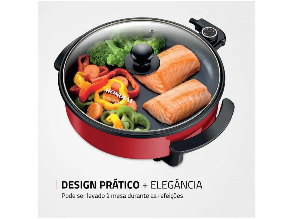 Electric Cooker Multifunctional Round Grill-220V