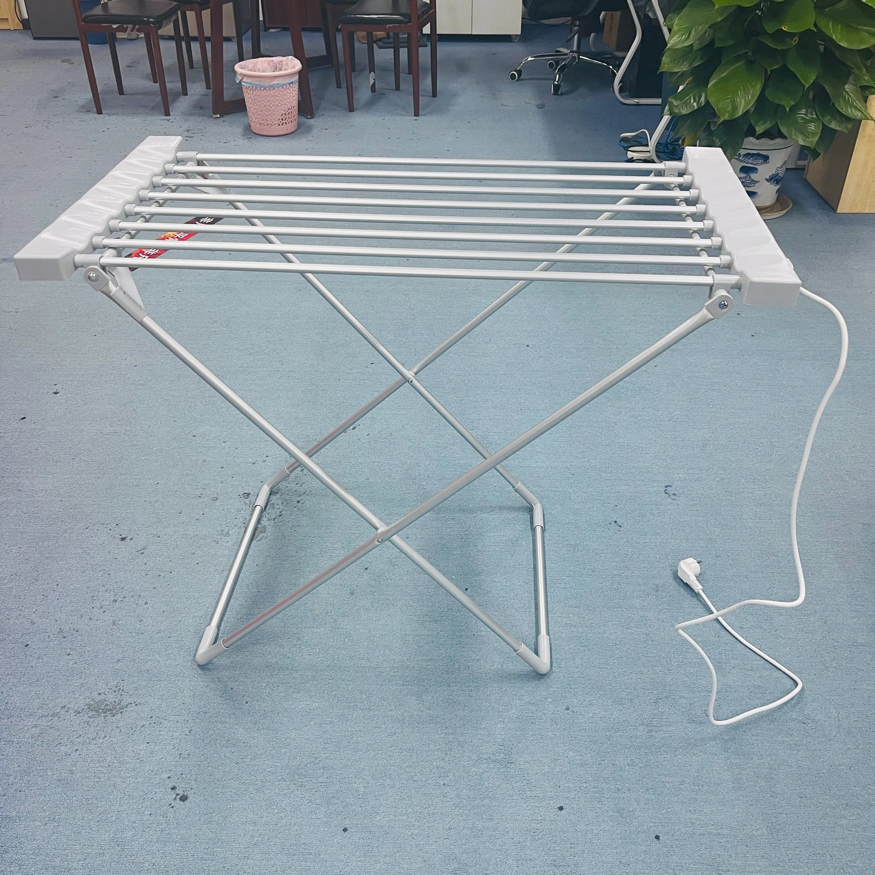 Foldable Heated Electric Clothes Drying Rack, Electric Airer Clothes Drying Rack Foldable Clothes-dryer Rack For Indoor