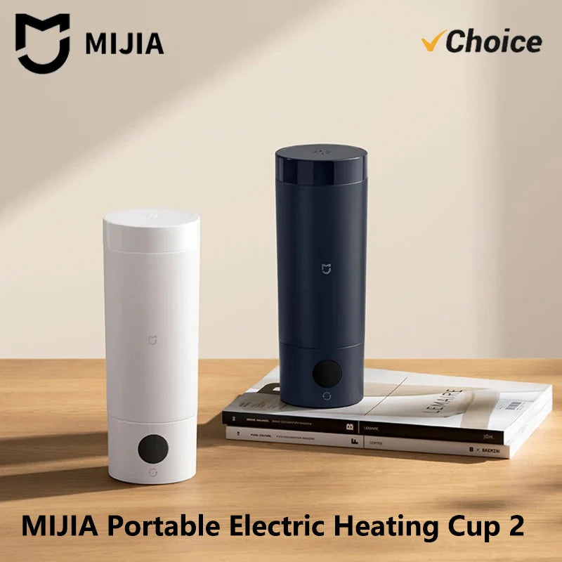 NEW MIJIA Portable Electric Kettle 2 Thermos Cup Fast Water Boiler 350ml Smart Temperature Insulated Kettle Travel 110V-240V