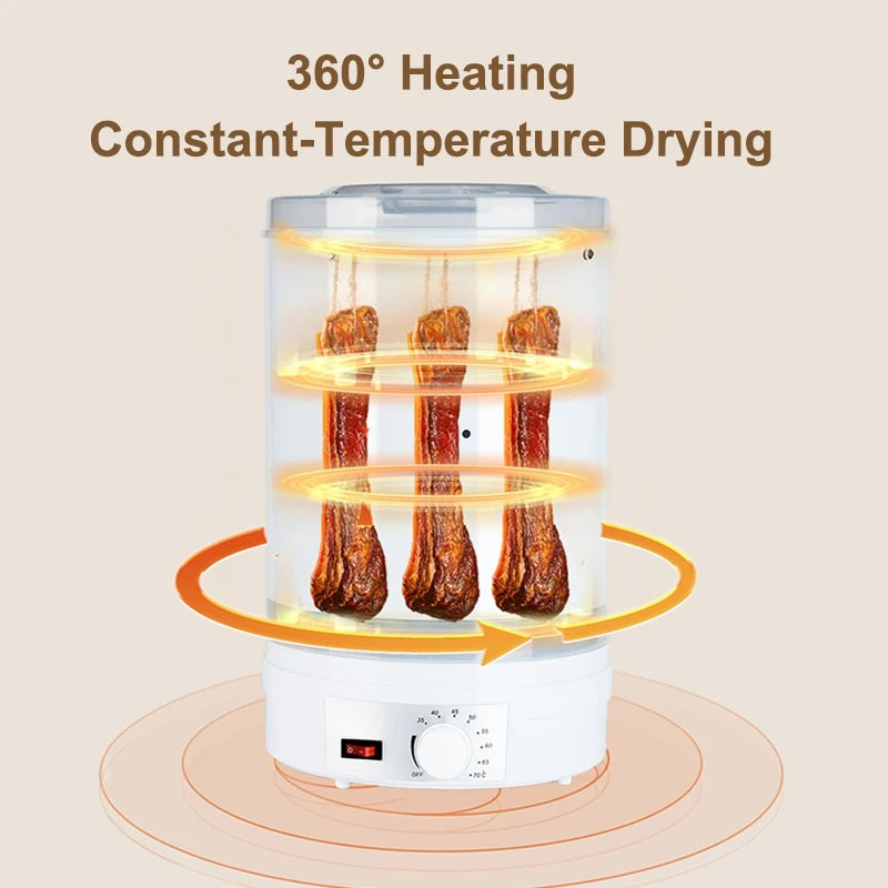 Smokeless Sausage Roaster Cured Meat Pickled Food Dryer Thermostatic Baker Roasting Stove Hot wind circulation Fruit Dehydrator