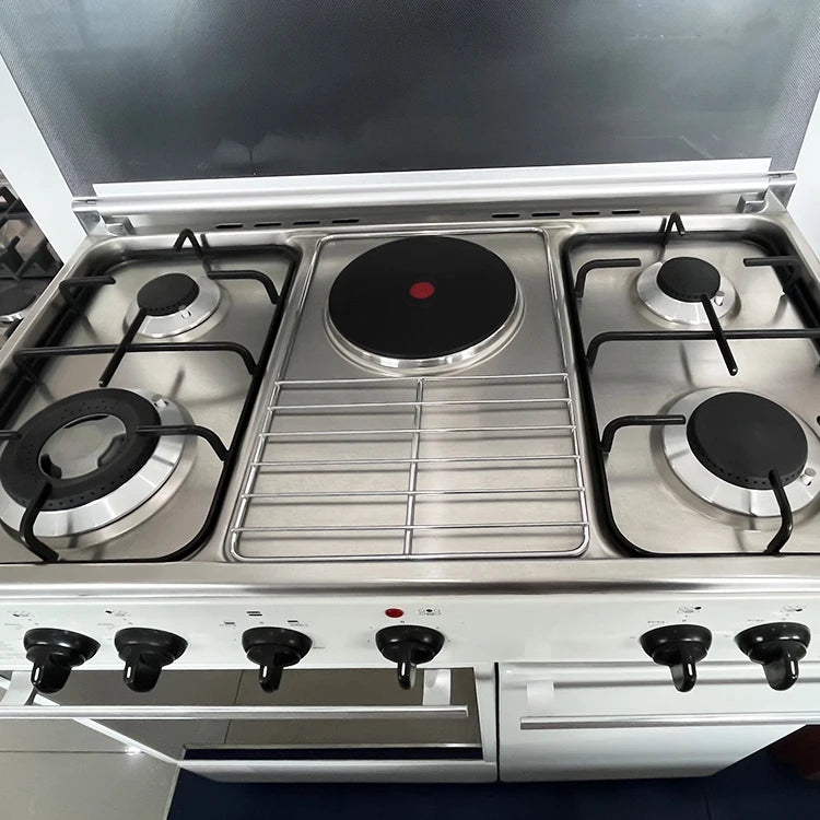 Gas Stove,Standalone Burner,Kitchen Baking Oven,Stainless Steel,Multifunctional Oven,Reinforced Glass Panel with Grill