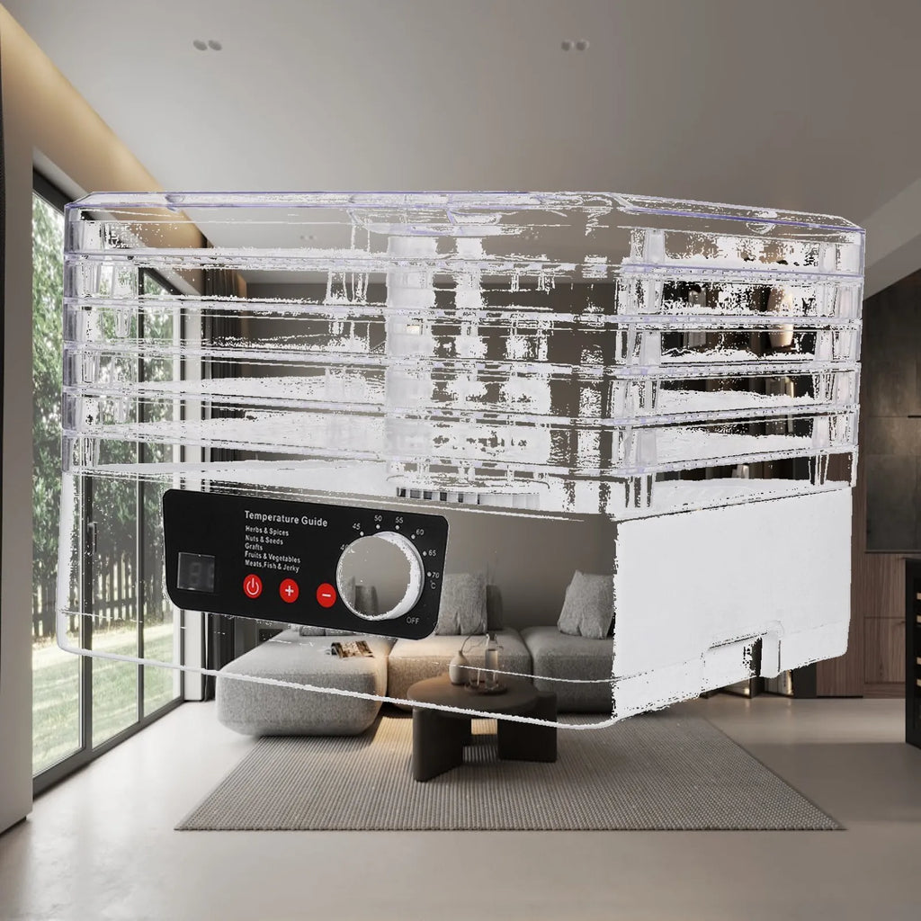 Electric Food Fruit Large 5 Layers 110V High Capacity Dryer for Food and Jerky Fruit Dryer for Herbs Vegetable Food Kitchen