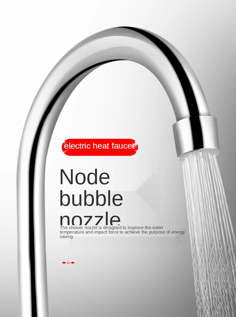 Electric Kitchen Water Heater Tap Instant Hot Water Faucet Heater Cold Heating Faucet Tankless Instantaneous Water Heater