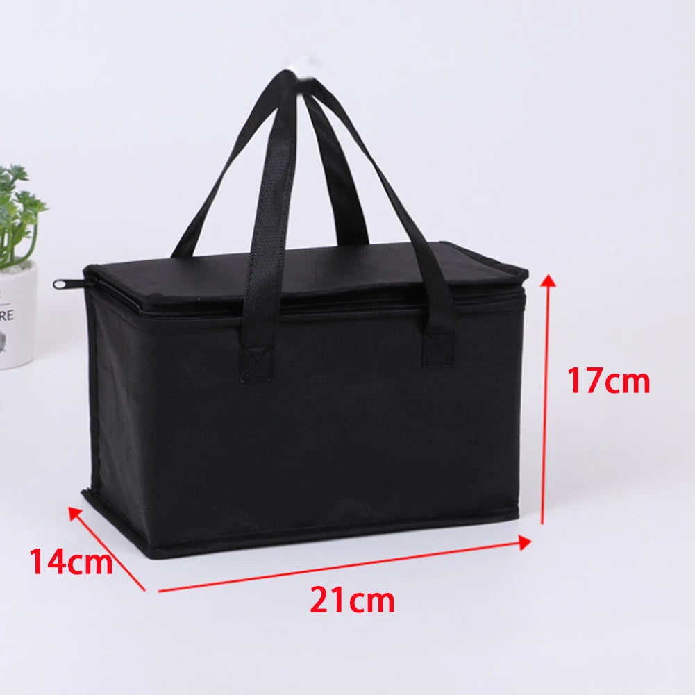Portable Lunch Cooler Bag Folding Insulation Picnic Pack Food Thermal Bag Drink Carrier Insulated Bag Cookware Beer Storage Bags