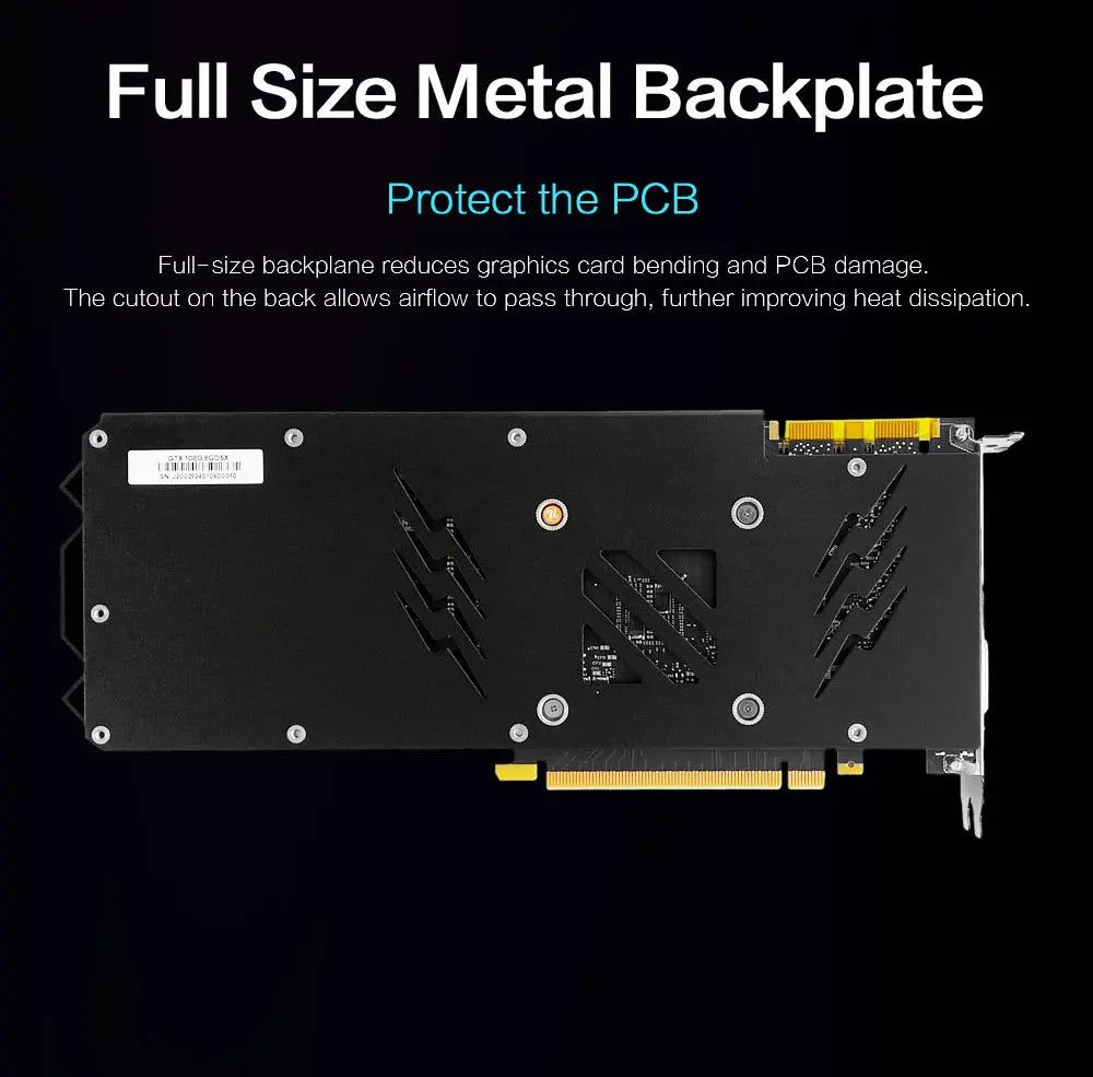 MLLSE NVIDIA GeForce GTX 1080 8GB GDDR5X 256-bit PCIe 3.0 x16 16nm Desktop Computer Gaming GPU New Card Placa De Video
