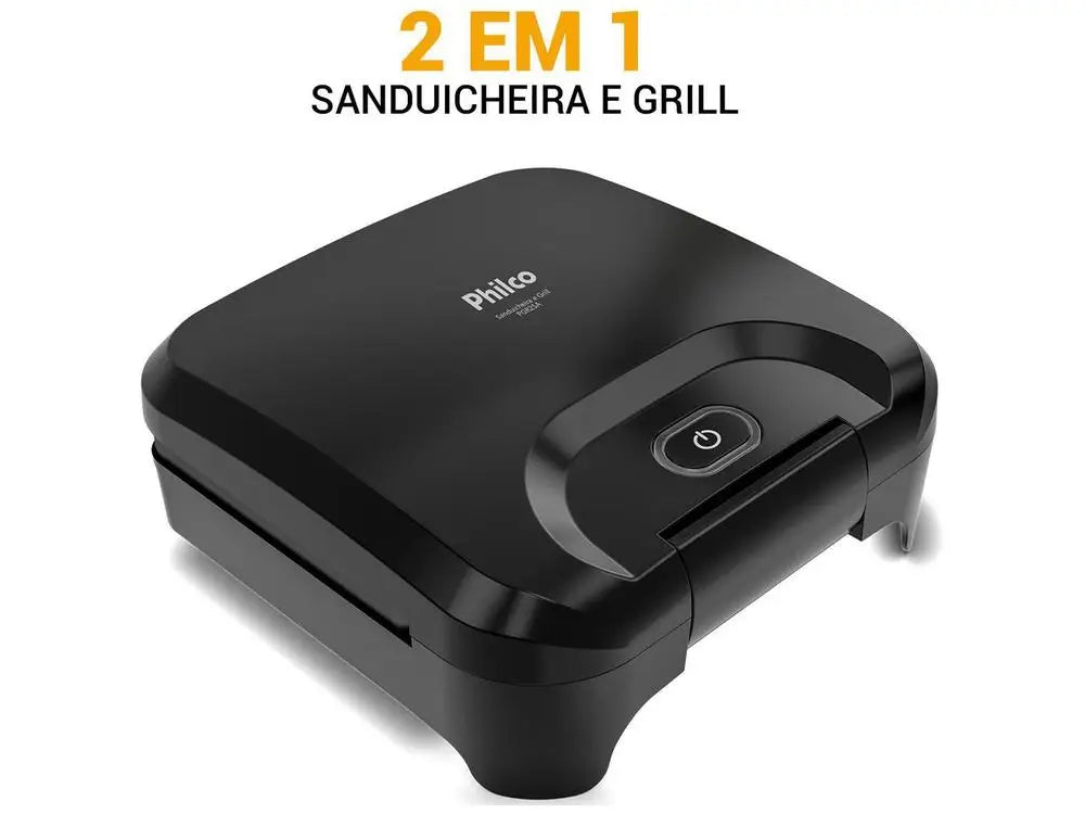 PGR25A 750W - 220V Philco Black Nonstick Grill Sandwiches