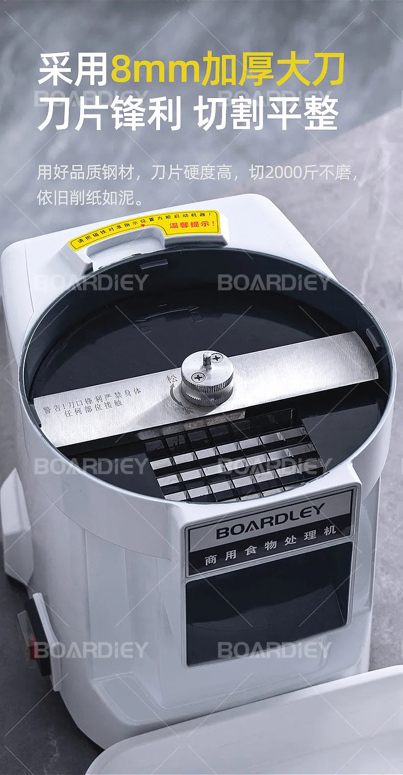 Automatic Vegetable Cutter Multi-Functional Electric Slicer Dicer Shredder for Potato Radish Home Commercial Small