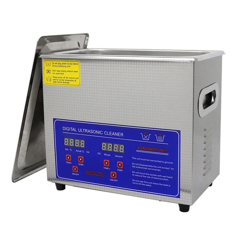 DIVEDEER 2-3L Heated Ultrasonic Cleaner High-Efficiency Ultrasound Machine for Deep Washing for Professional Home Commercial Use