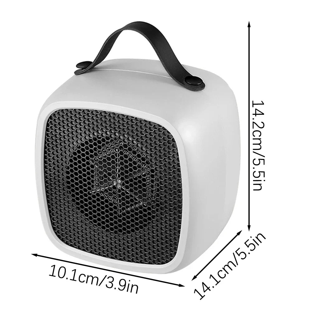 220V EU Portable 500W Fast Heating Heater Lightweight Small Space Desktop Warm Air Heater for Indoor Office Household