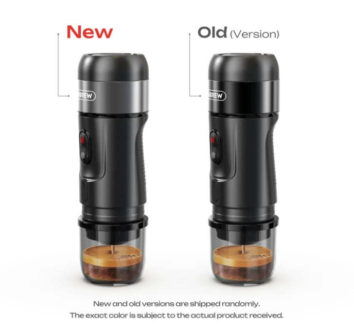 HiBREW Portable Coffee Machine Expresso Coffee Maker Fit Nexpresso Capsule Coffee Powder for Car Camping & Home Heat Water H4A