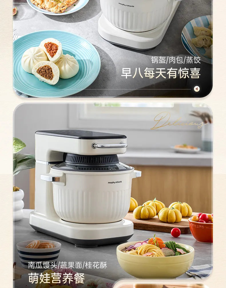 Household Multifunctional Stand Mixer Pasta Maker Dough Kneader Meat Grinder Air Fryer Food Processor