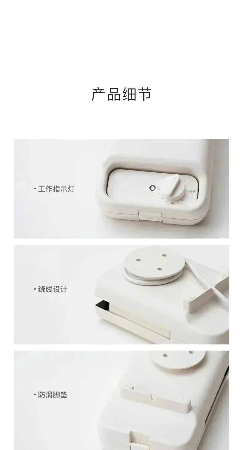 220V 600W Sandwich Machine Breakfast Machine Household Multi-functional Small Waffle Toaster Plus Waffle Plate