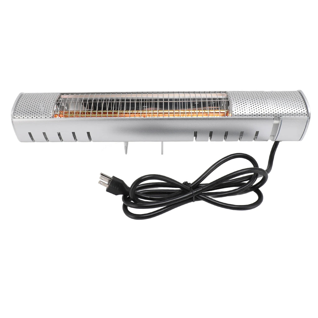 Electric Infrared Heater Indoor Outdoor IP65 Waterproof Energy Efficient Aluminum Alloy Wall Mounted Patio Heater for Backyard