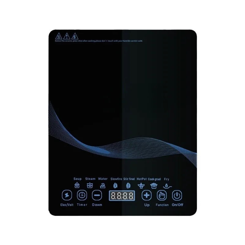 High-power Solar Induction Cooker Multi-functional Household Stir-fry Soup Hot Pot
