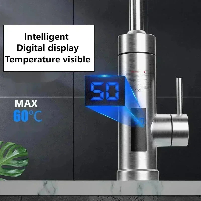 220V 110V 3000W Electric Water Heater Kitchen Faucet Instant Hot Water Faucet Heater Heating Faucet Instantaneous Heaters