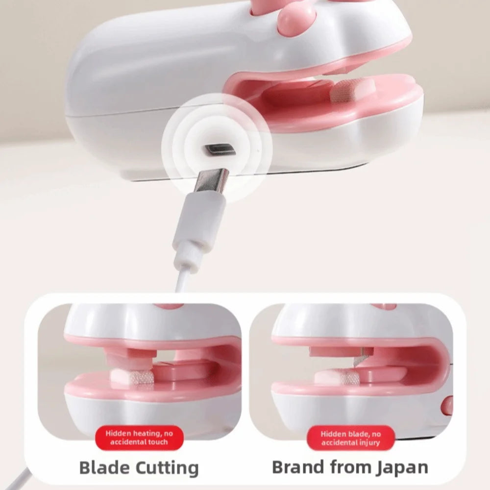 Mini Cat Paw Snack Bag Sealer Type-C Charging Built-in Cutter Food Bag Sealer Magnetic Back Heat Sealing Mini Sealing Machine