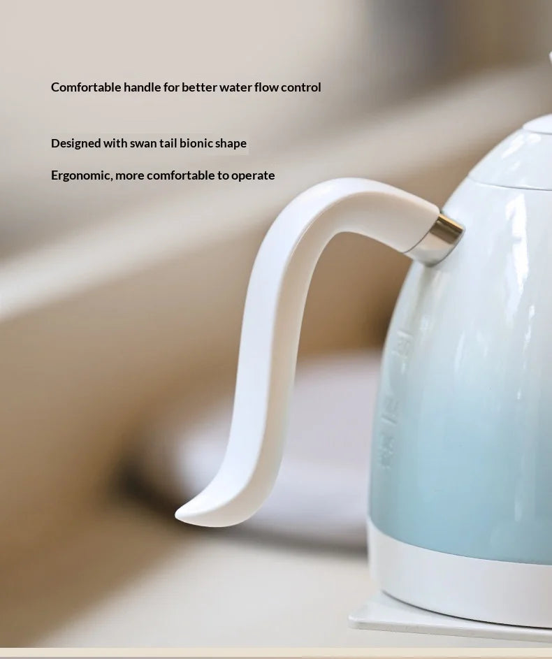 Brewista Pro Gradient Color Coffee Pot Stainless Steel Temperature Controlled 0.6l Thin Spout Gooseneck Pour Over Water Kettle
