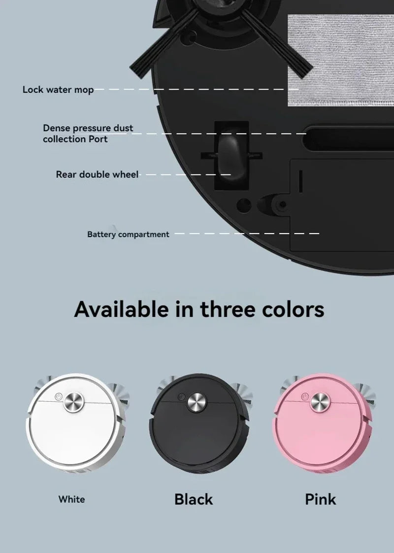 Model Sweeping Robot Automatic Home Mini Cleaning Machine USB Charging Smart Sweep Mop 5-In-1 Vacuum Cleaner New 2026