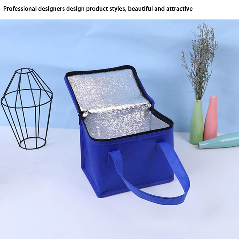 Beer Cooler Portable Bag Folding Food Thermal Storage Bag Insulation Picnic Ice Pack Drink Carrier Insulated Bag for Outdoor