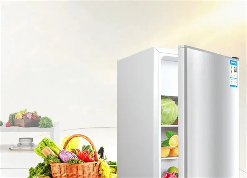 Mini Refrigerator for Office Bar Rental Room Dormitory Refrigerator Freezer Dual-use Home Energy Saving Electric Refrigerator