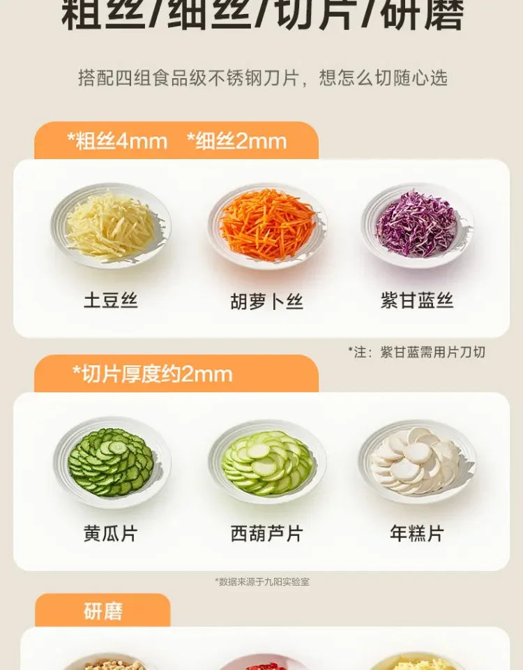 Electric Vegetable Cutter Multi-Function Grater Slicer High-Quality Kitchen Tool for Household Use Home Appliance