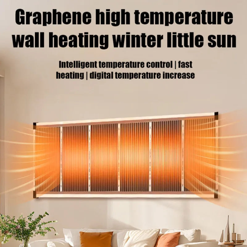 Energy Saving Graphene Heater Wall Mounted Fast Electric Heating Panel Far Infrared Heating Plate For Living Room Bedroom Office