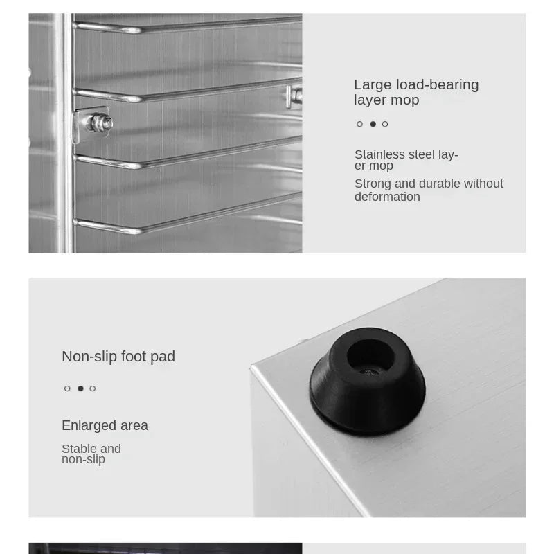 6/8/12/18 Layers Home Fruit Air Dryer Vegetable Snacks Meat Medicinal Materials Fruit Smart and Commercial Food Dehydrator