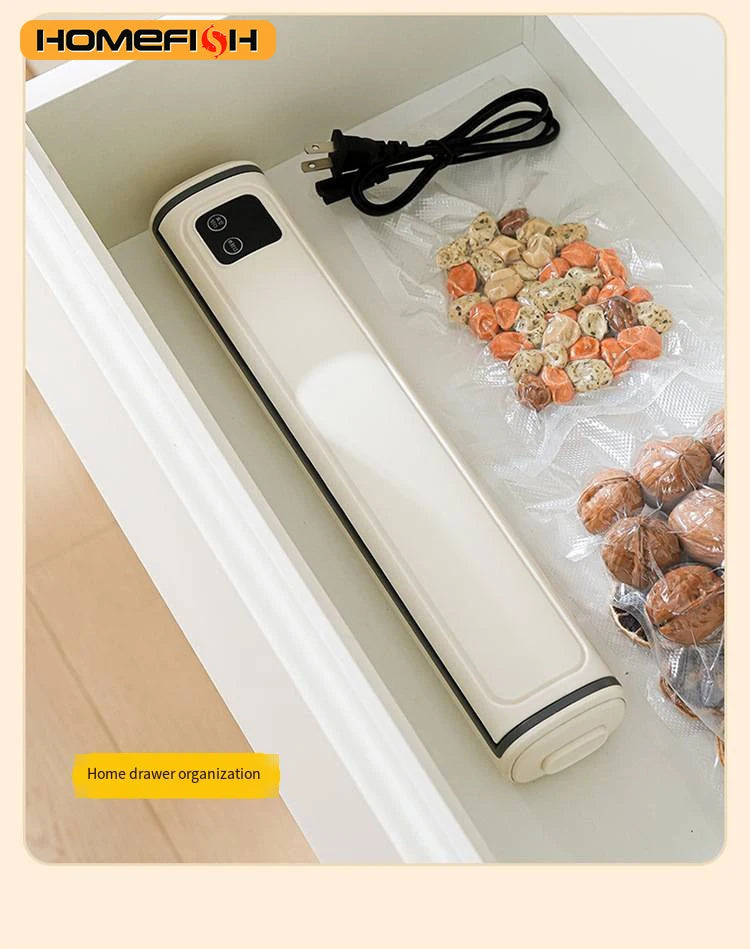 Portable Vacuum Packaging Machine Food Sealing Vacuum Sealer With Vacuum bags Dry/Wet Food Fresh Packaging Machine