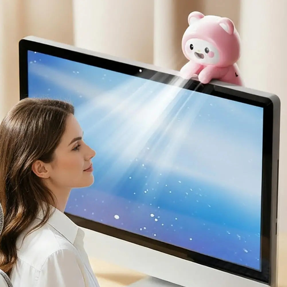 Mini Food Cooling Fan 3 Speeds USB Rechargeable Cute Animal Clip On Portable Soup Coffee Tea Cooler Kitchen Office Desk