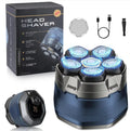 6D Magnetic Electric Head Shaver Waterproof LED Rechargeable Hair Trimmer Bald Men Face Hair Cutting Razor