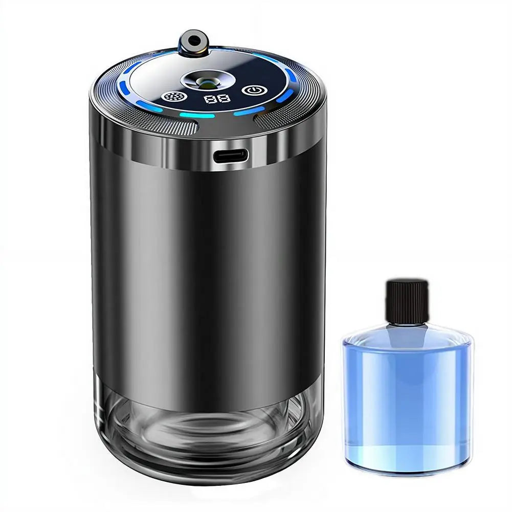 Smart Car Air Freshener Rechargeable Car Aroma Diffuser 5 Modes Adjustable Intelligent Fragrance Humidifier Auto Odor Eliminator