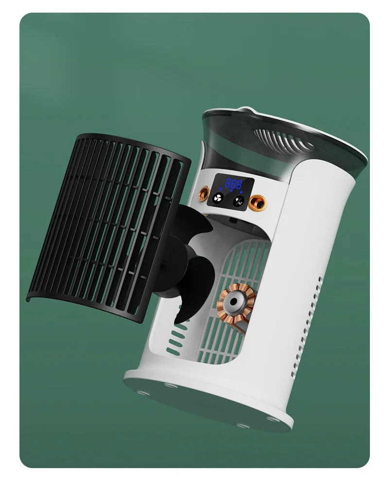 Portable Desktop Cold Air Fan USB Mini Home Use Multi-Function Air Conditioner Fan for Personal Cooling