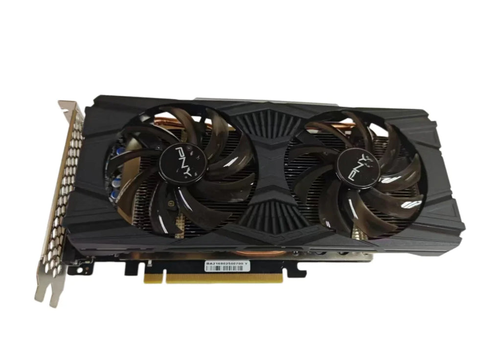 PNY GeForce GTX 1660 Ti 6GB GDDR6 192bit Game Graphics Card Support PCI-E 3.0 8Pin HDMI DP DVI Interface Dual Fan for Desktop PC