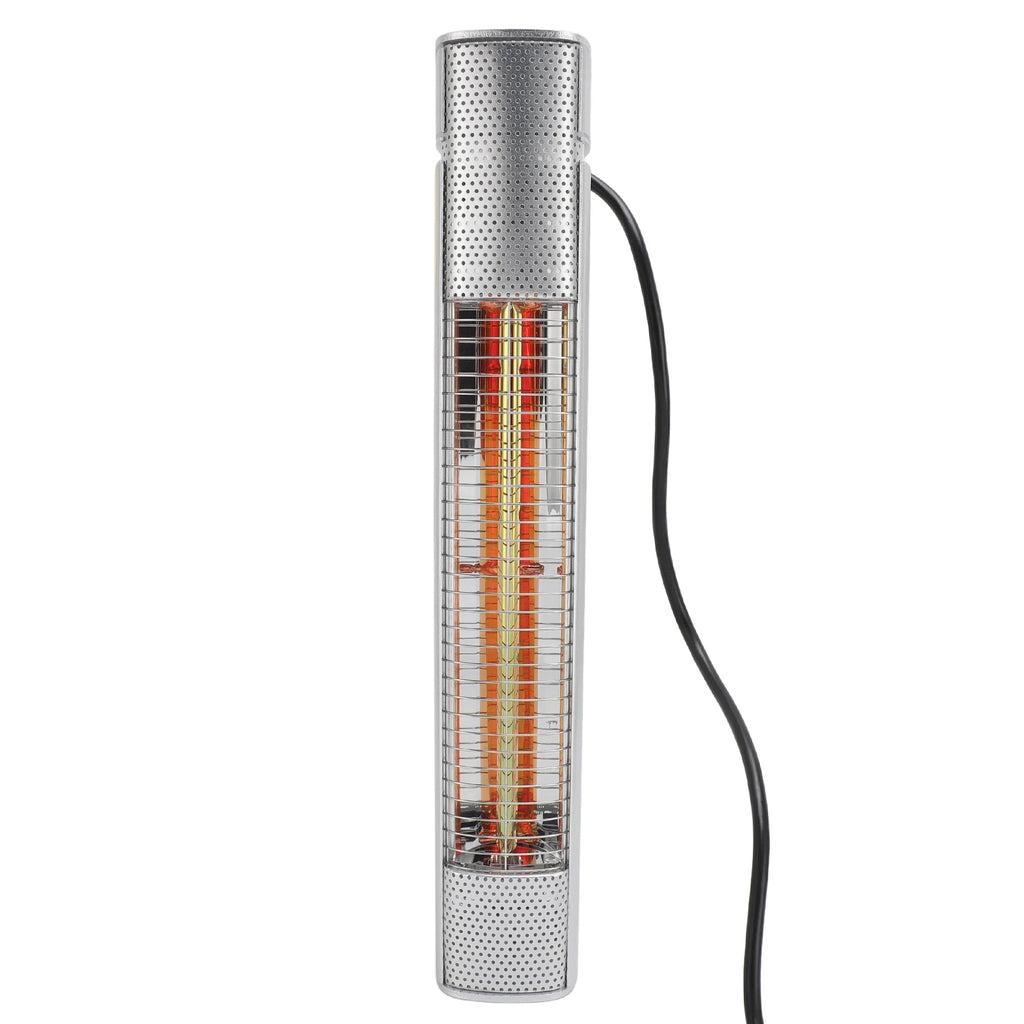 Electric Infrared Heater Indoor Outdoor IP65 Waterproof Energy Efficient Aluminum Alloy Wall Mounted Patio Heater for Backyard