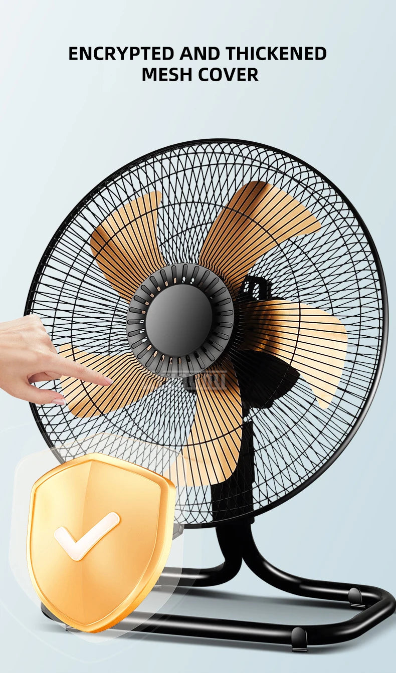 Powerful Electric Fan Industrial Shaking Head Floor Fan 20 inches High-power Table Electric Fan