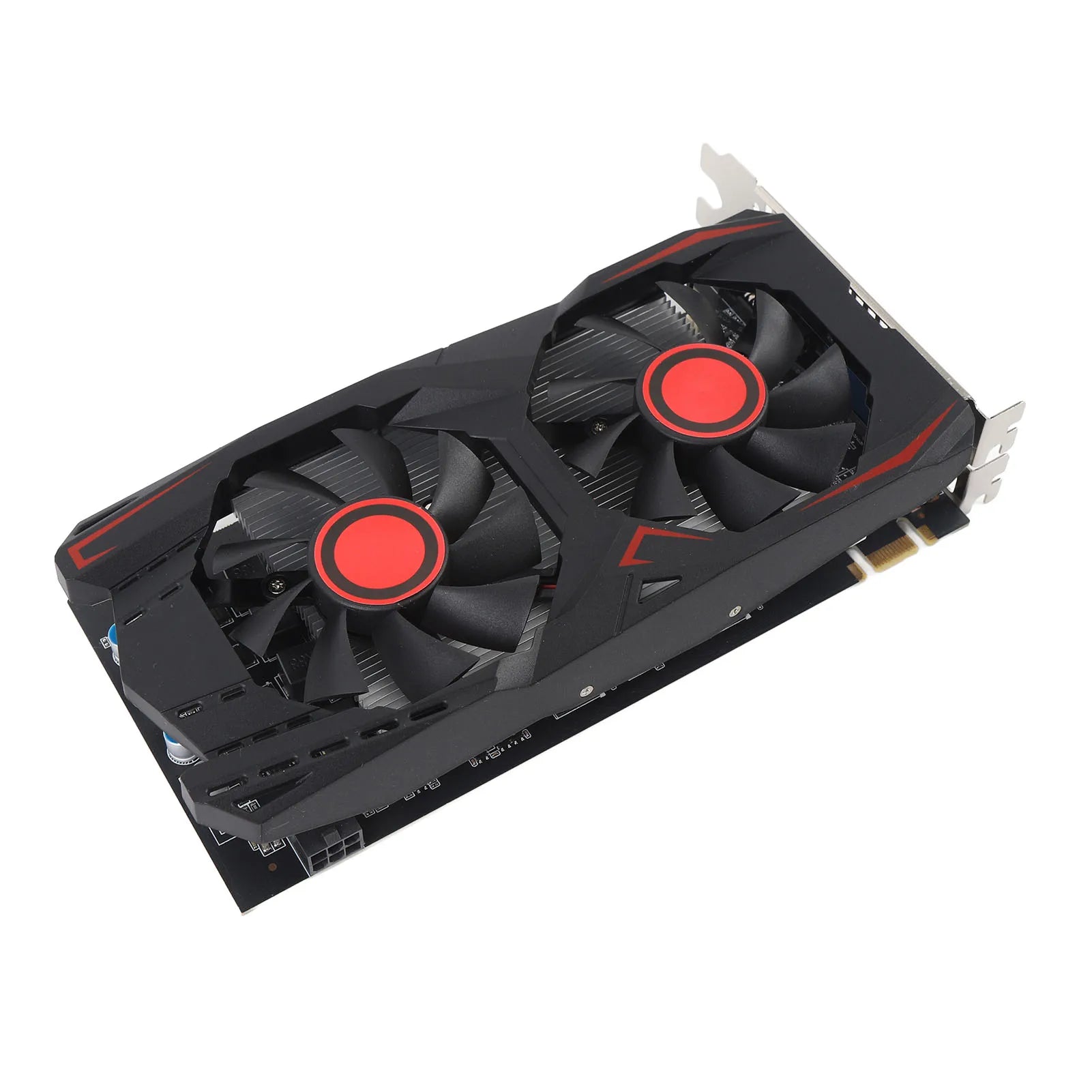 Graphics Card 6GB GDDR5 192BIT Double Fan PCIE 2.0 16X Slot Supports DVI VGA HD Multimedia Interface Gaming Video Card