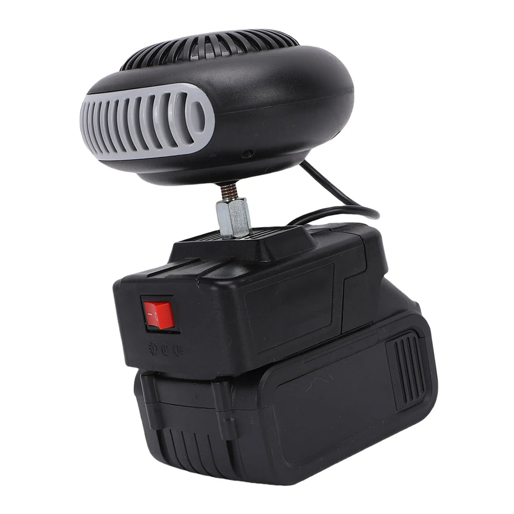 Portable Battery Powered Space Heater Cordless Car Heater Defogger Fan Quiet for Car Office Indoor Use