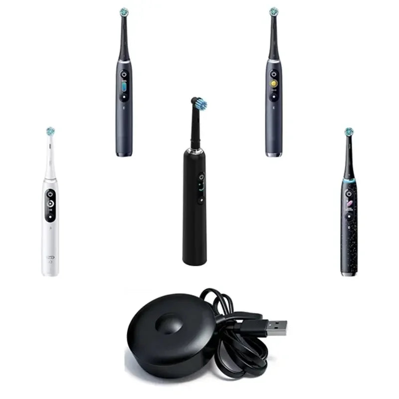 Fit for Braun IO10/IO9/IO8/IO7G/IO7 Series Electric Toothbrush Charging Dock Type-C Fast Charging Cable