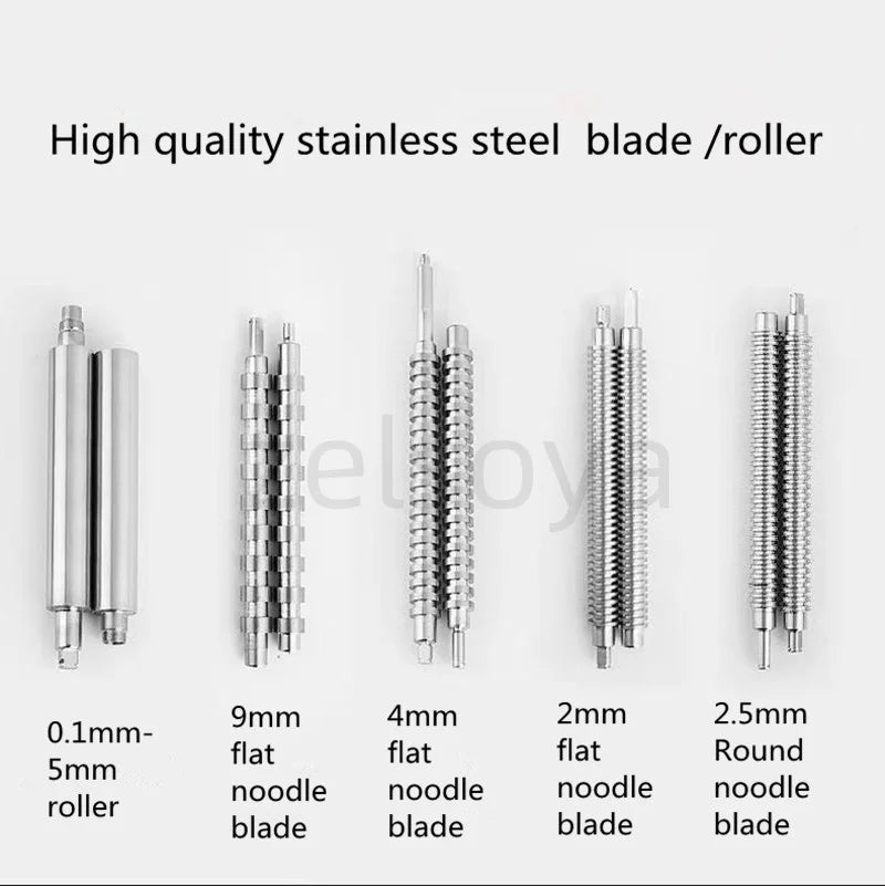 Household electric noodle machine Noodle machine Small automatic commercial stainless steel multi-function rolling machine