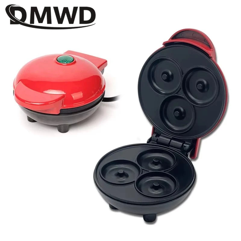 110V/220V Multifunctional Waffle cake maker Non-stick Skillet Mini Omelette Egg burger maker Donut Baker Double-side heating