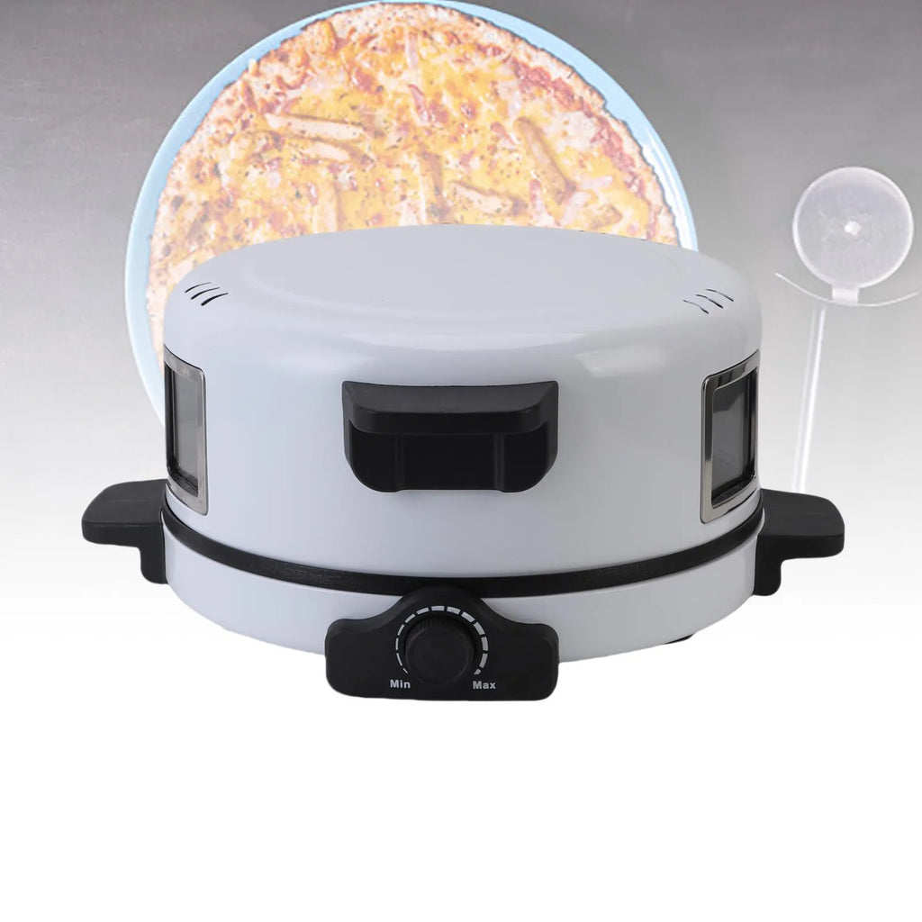 Home Pizza Maker 2000W Fast Heating Non Stick Coating Oven Baking Machine for Steak Burger Bread