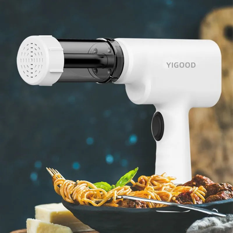 Handheld Household Electric Pasta Machine Wireless Charging Pressure Noodle Gun With Sausage Filling Function