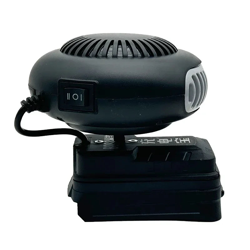 Portable Lithium Electric Power Warm Air Blower Fan Heater Hot&Cold Wind Dual Mode for Makita for Bosch for DeWalt for Milwaukee