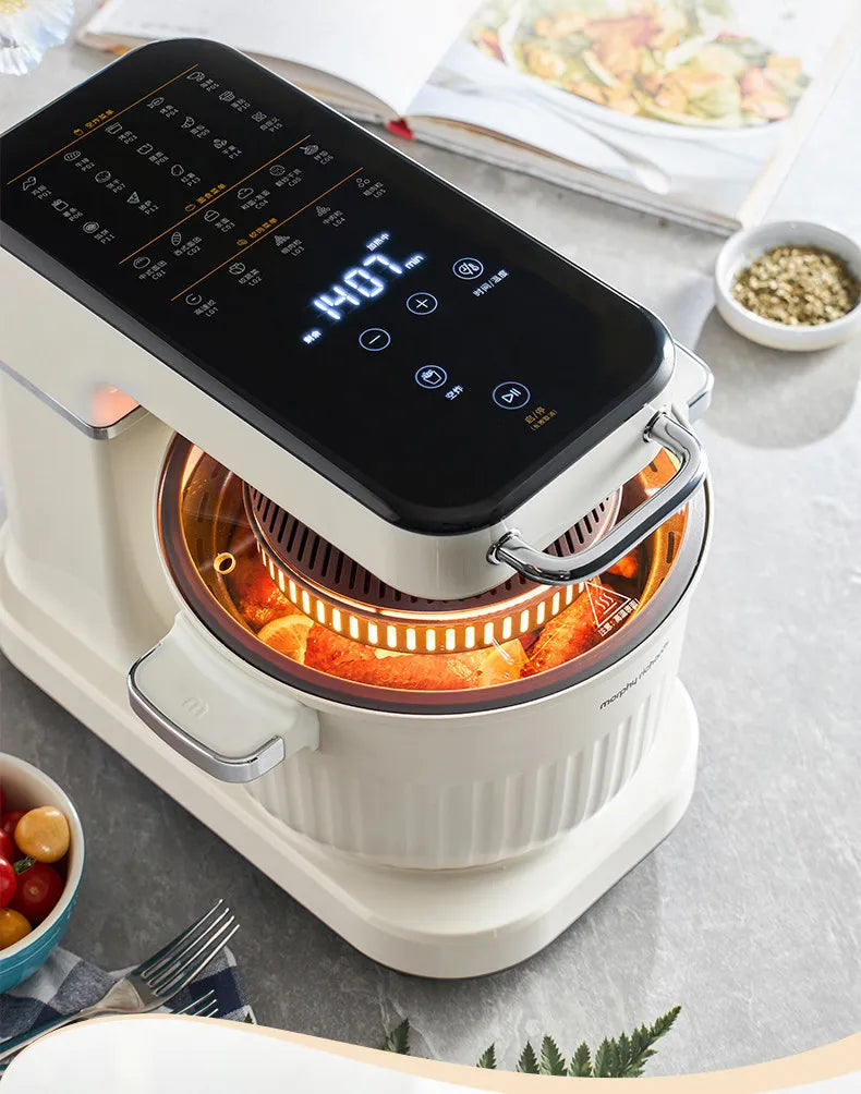 Household Multifunctional Stand Mixer Pasta Maker Dough Kneader Meat Grinder Air Fryer Food Processor