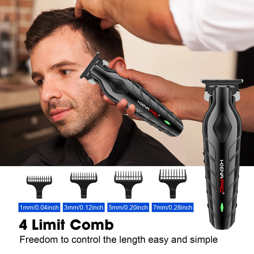 Hiena 212 Professional Hair Cutter Mans Hair Clipper Set Metal Electric Cordless Hair Trimmer for Barber LCD Display Hair Cutt