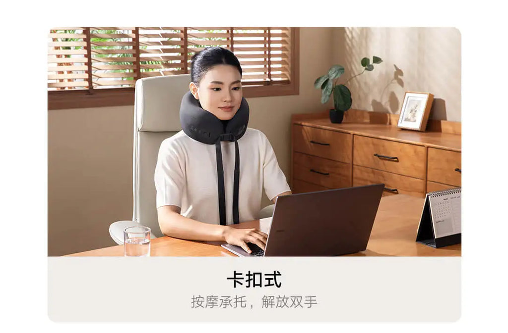 Updated Xiaomi Mijia Smart Neck Pillow Massager Brushless Motor Shoulder Neck Integrated Massage Hot Compress for Mi Home APP