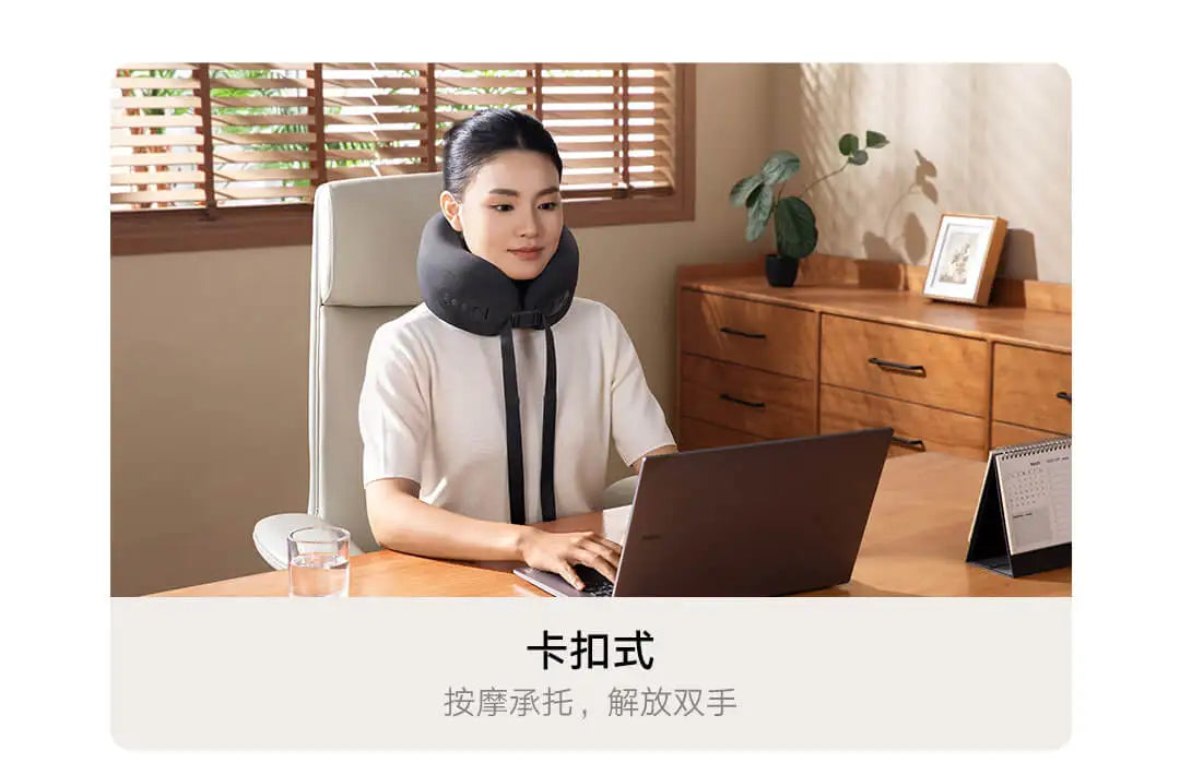 Updated Xiaomi Mijia Smart Neck Pillow Massager Brushless Motor Shoulder Neck Integrated Massage Hot Compress for Mi Home APP