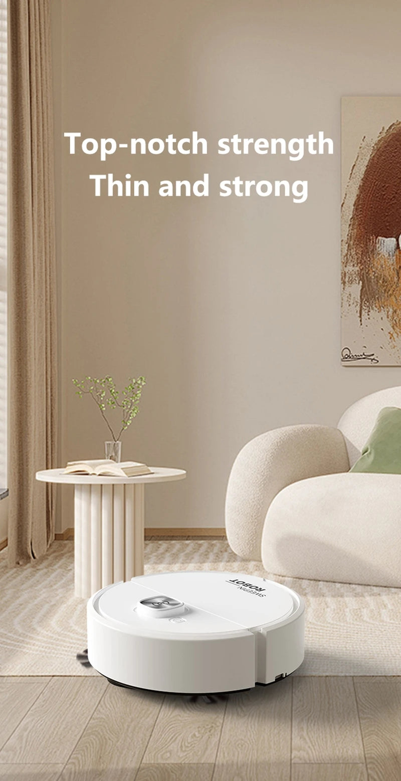 Mini Vacuum Cleaner 3-in-1 Robot Vacuum Cleaner Intelligent Sweeping Robot Household Dust Sweeping Mopping for Home Floor Carpet