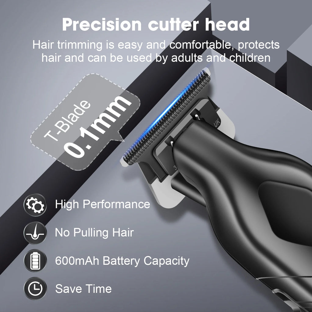 Hiena 212 Professional Hair Cutter Mans Hair Clipper Set Metal Electric Cordless Hair Trimmer for Barber LCD Display Hair Cutt